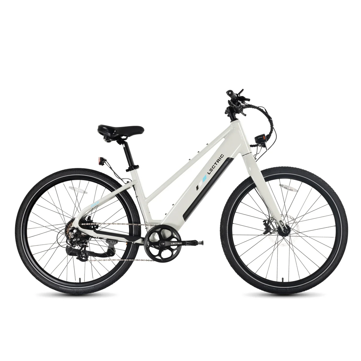 Lectric XPress Lite Stratus White - View 01