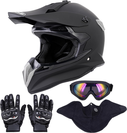Oumors Dirt Bike Helmet - Black