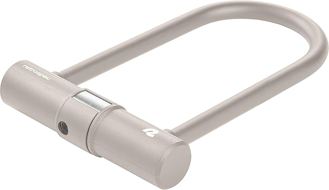 Retrospec Lookout U-Lock Bike Lock with 4Ft Security Cable