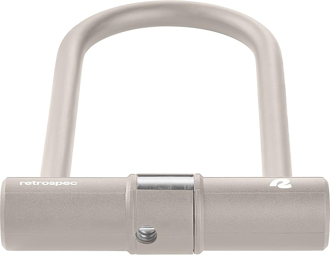 Retrospec Lookout U-Lock Bike Lock with 4Ft Security Cable