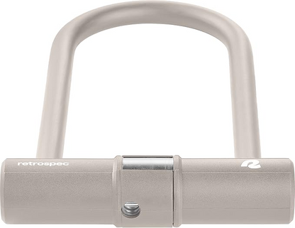 Retrospec Lookout U-Lock Bike Lock with 4Ft Security Cable