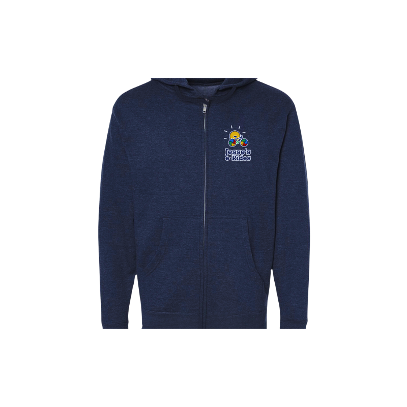 Jesse's e-Rides Midweight Full-Zip Hoodie