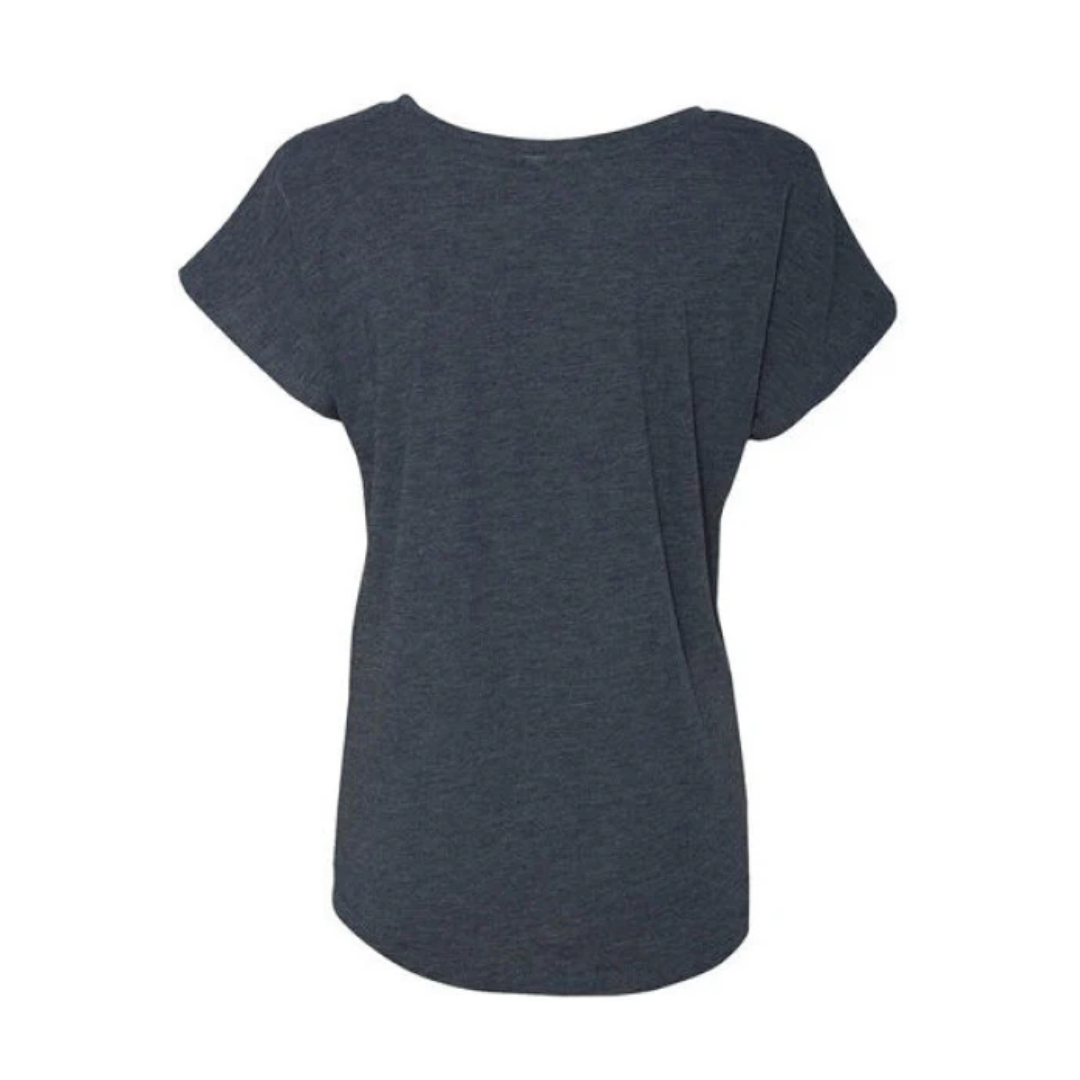 Women’s Dolman T-Shirt – Soft, Stylish & Branded with Heart 💙