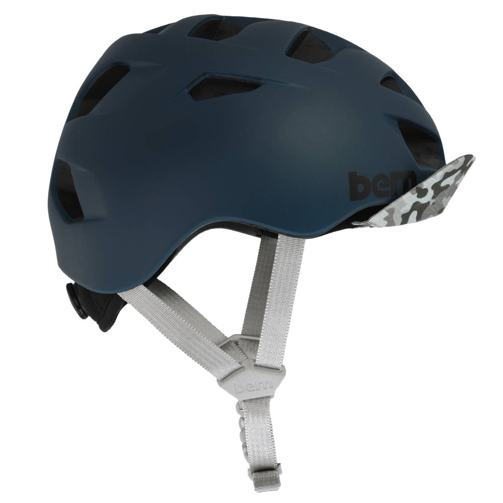 Bern Allston DVRT Bike Helmet in Matte Muted Teal, side view