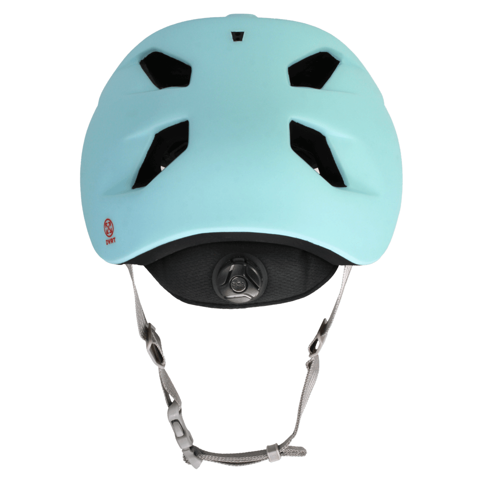 Bern Allston DVRT Bike Helmet in Matte Sky, rear view