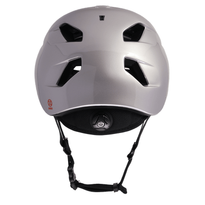 Bern Allston DVRT Bike Helmet in Metalic Gray, rear view