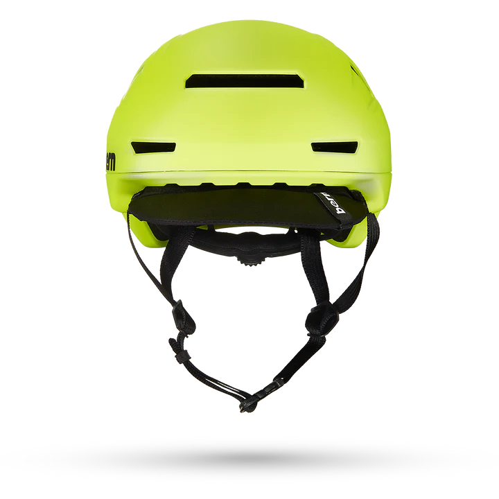 Bern Hudson MIPS bike helmet in Hi-Viz, front view