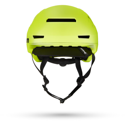 Bern Hudson MIPS bike helmet in Hi-Viz, front view