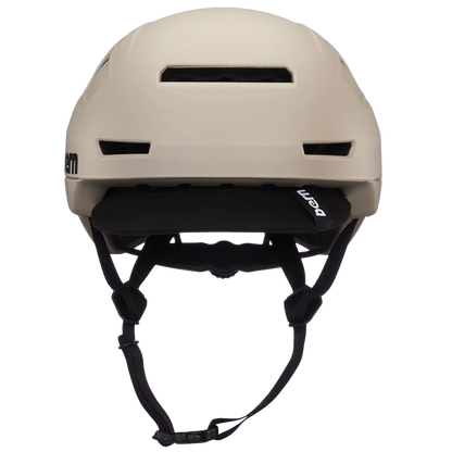 Bern Hudson MIPS bike helmet in Matte Sand, top view