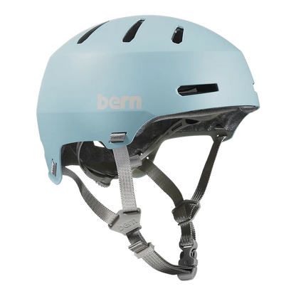 Bern Macon 2.0 Jr. DVRT Bike Helmet in Matte Glacier, view 1