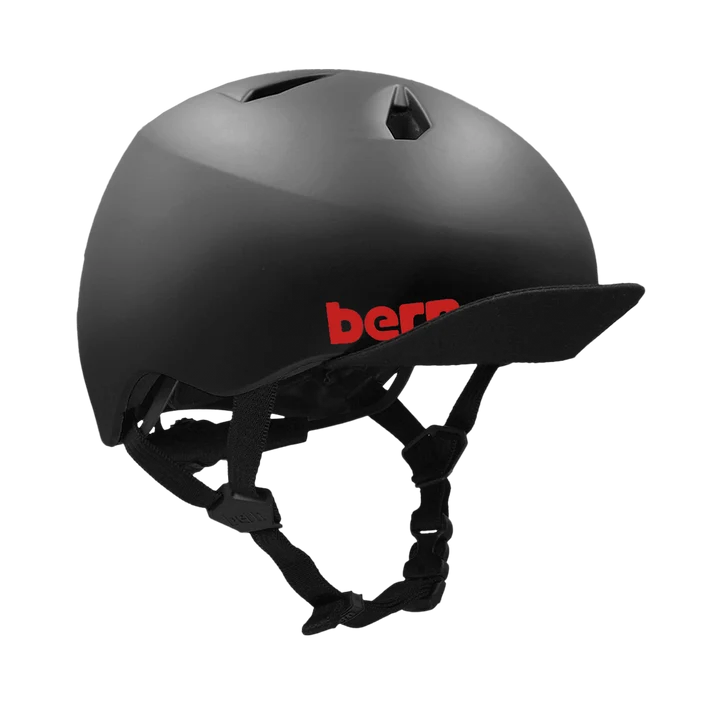 Bern Nino DVRT Youth Bike Helmet in Matte Black, view 1