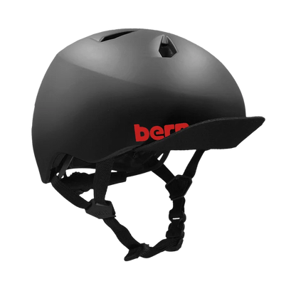 Bern Nino DVRT Youth Bike Helmet in Matte Black, view 1