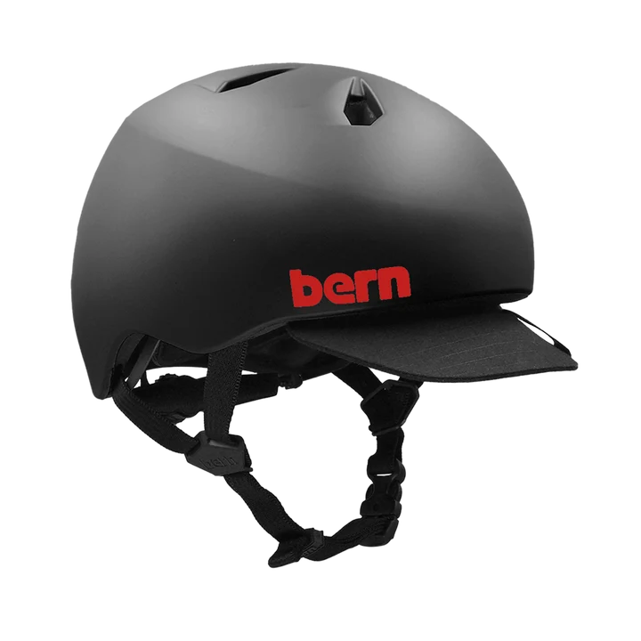 Bern Nino DVRT Youth Bike Helmet in Matte Black, view 2
