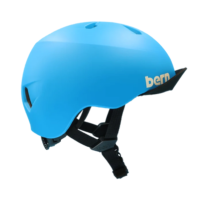 Bern Nino DVRT Youth Bike Helmet in Matte Blue, view 3