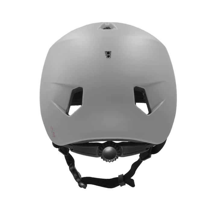 Bern Nino DVRT Youth Bike Helmet in Matte Gray, rear view