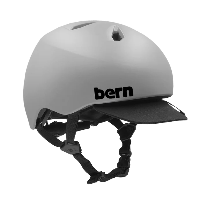Bern Nino DVRT Youth Bike Helmet in Matte Gray, view 2