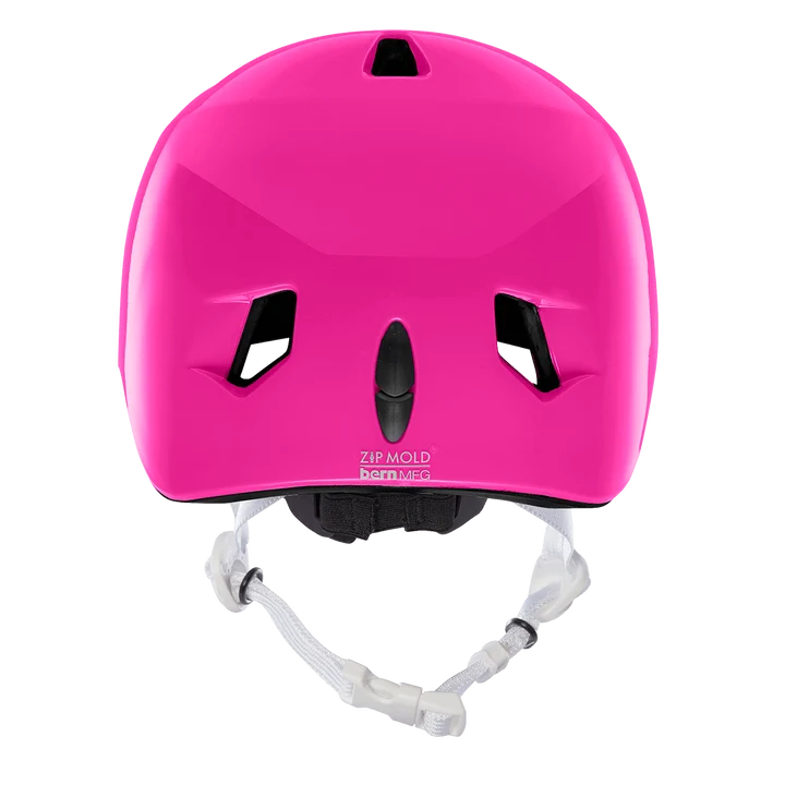 Bern Tigre Youth Bike Helmet in Gloss Pink, view 3