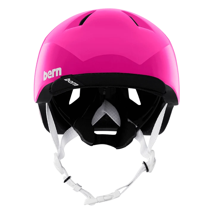 Bern Tigre Youth Bike Helmet in Gloss Pink, view 5