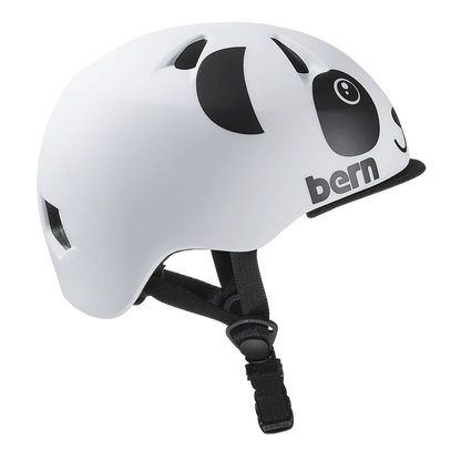 Bern Tigre Youth Bike Helmet in Matte Panda, view 3