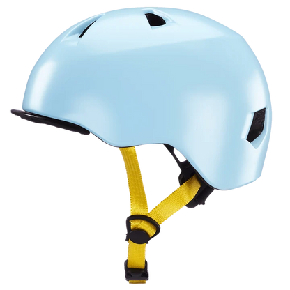 Bern Tigre Youth Bike Helmet in Satin Blue Goldfish, view 2