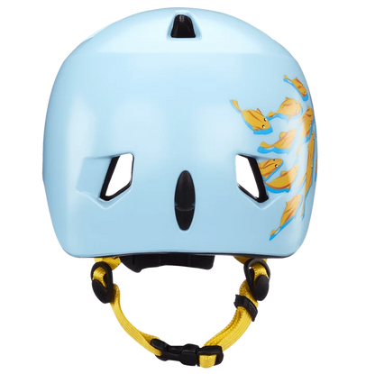 Bern Tigre Youth Bike Helmet in Satin Blue Goldfish, view 3