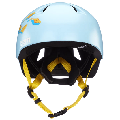 Bern Tigre Youth Bike Helmet in Satin Blue Goldfish, view 5