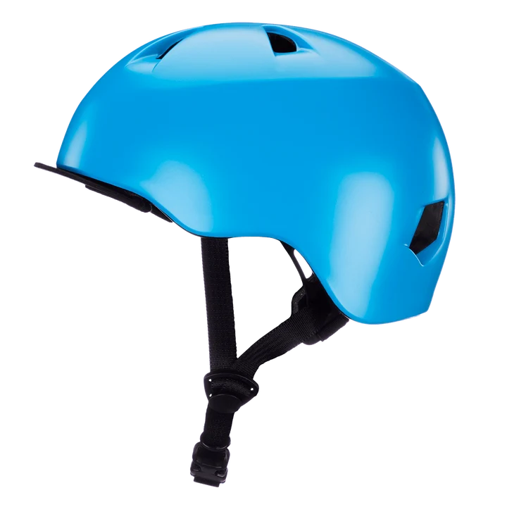 Bern Tigre Youth Bike Helmet in Satin Cyan Blue, view 2