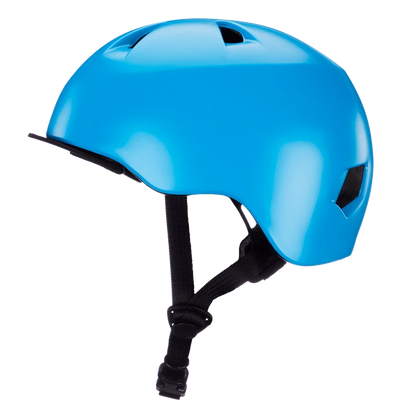 Bern Tigre Youth Bike Helmet in Satin Cyan Blue, view 2