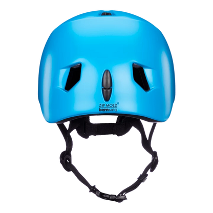 Bern Tigre Youth Bike Helmet in Satin Cyan Blue, view 3