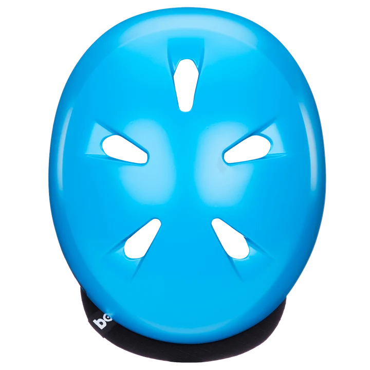 Bern Tigre Youth Bike Helmet in Satin Cyan Blue, view 4