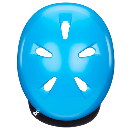 Bern Tigre Youth Bike Helmet in Satin Cyan Blue, view 4