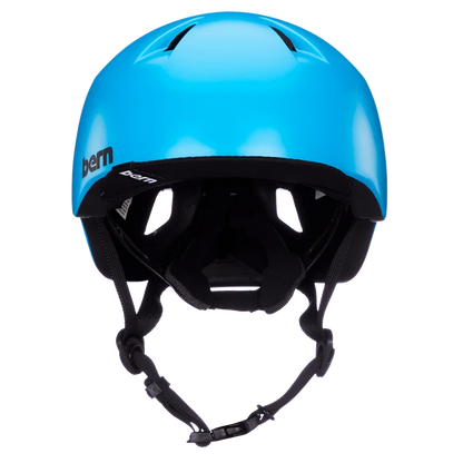 Bern Tigre Youth Bike Helmet in Satin Cyan Blue, view 5