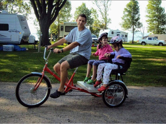 Worksman Family Dual Chariot Trike