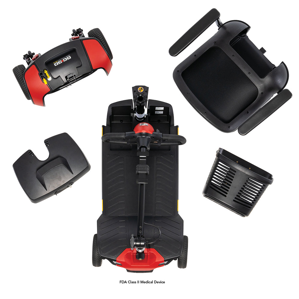 Pride Go Go Elite Traveller Gen 3 Platinum - disassembly