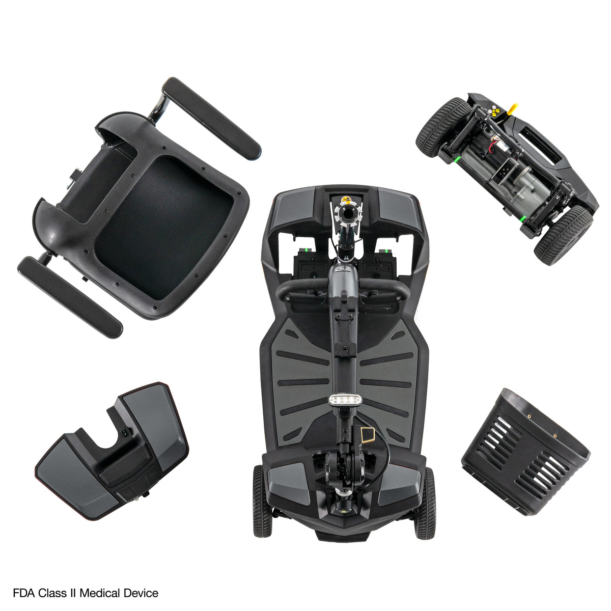 Pride Go Go Endurance AL+ - Euro Grey disassembled