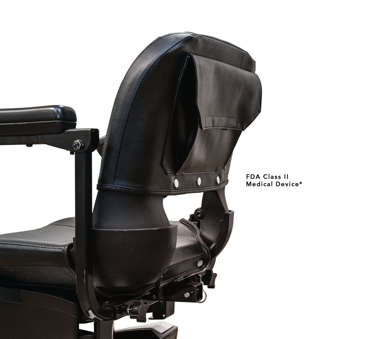 Pride Go Go Sport 4-Wheel rear storage pocket