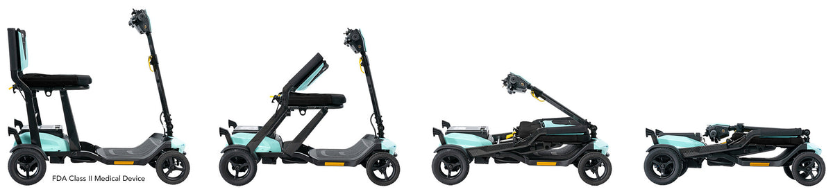 Pride Go Go Super Portable folding sequence