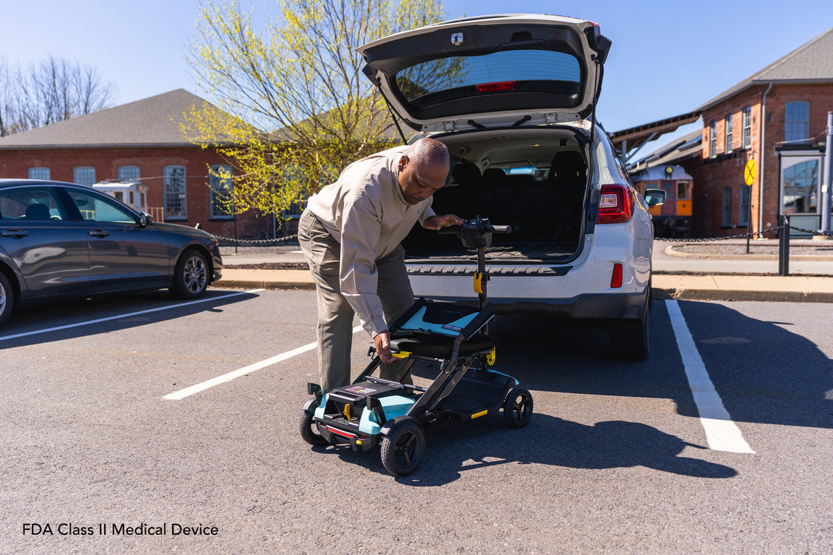 Pride Go Go Super Portable car trunk lifestyle