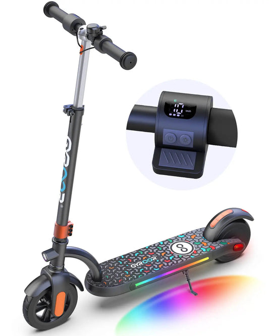 Gyroor H40 kids electric scooter in orange