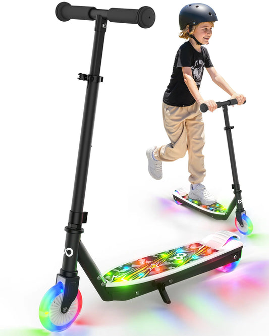 Gyroor KS2 kids electric scooter in black