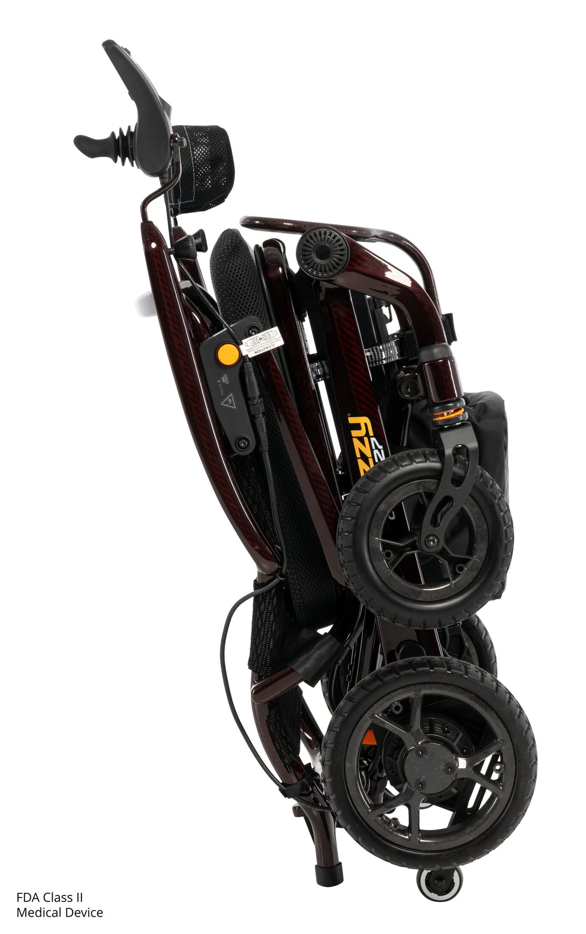 Pride Jazzy Carbon 27 - Black Cherry folded
