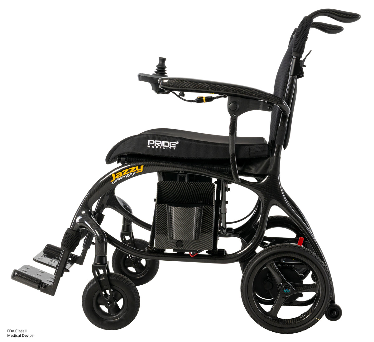 Pride Jazzy Carbon 27X - Black left profile