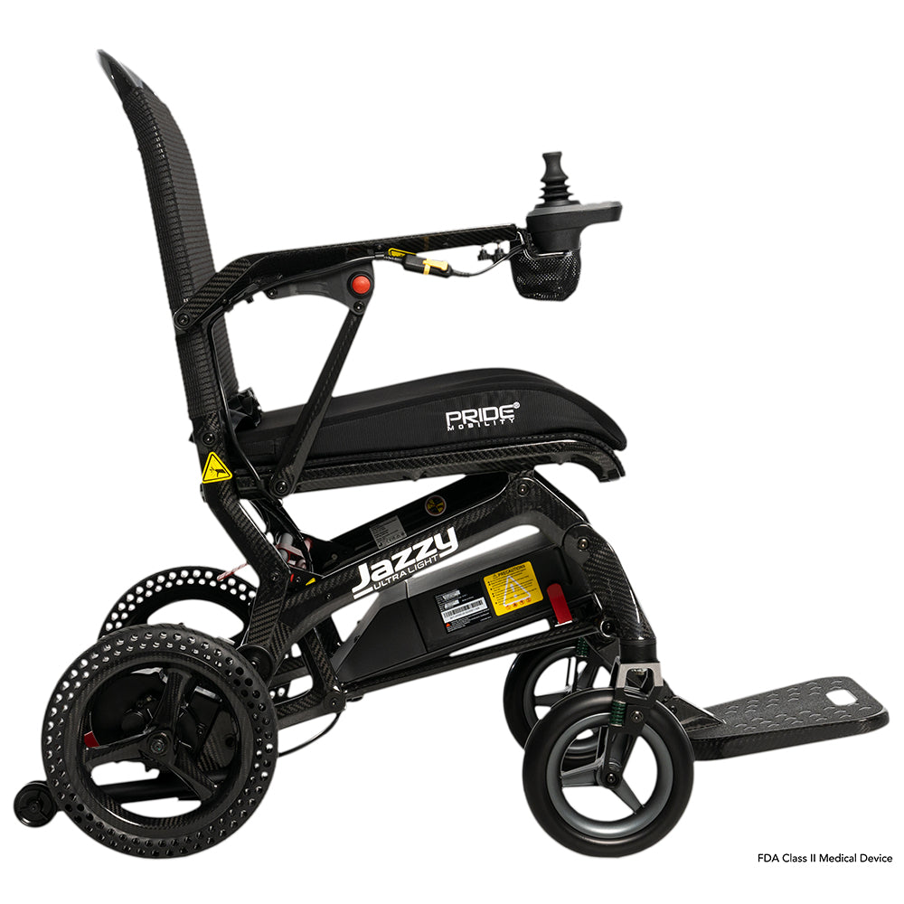 Pride Jazzy Ultra Light power wheelchair - right profile