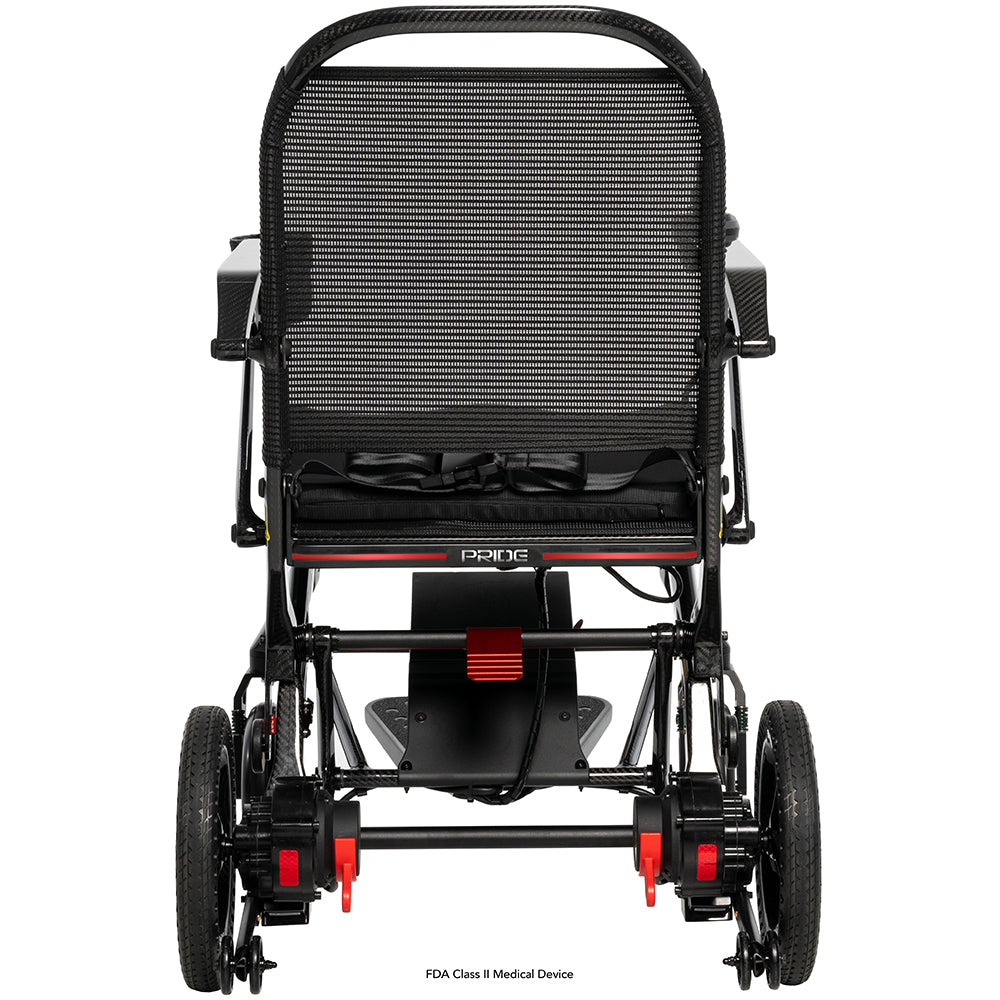 Pride Jazzy Ultra Light power wheelchair - rear view