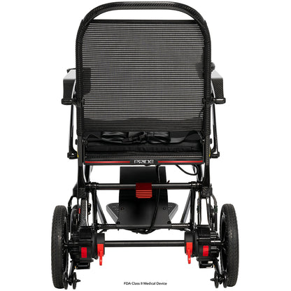 Pride Jazzy Ultra Light power wheelchair - rear view