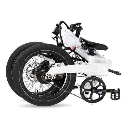 Lectric XP Lite2 Arctic White folded studio view