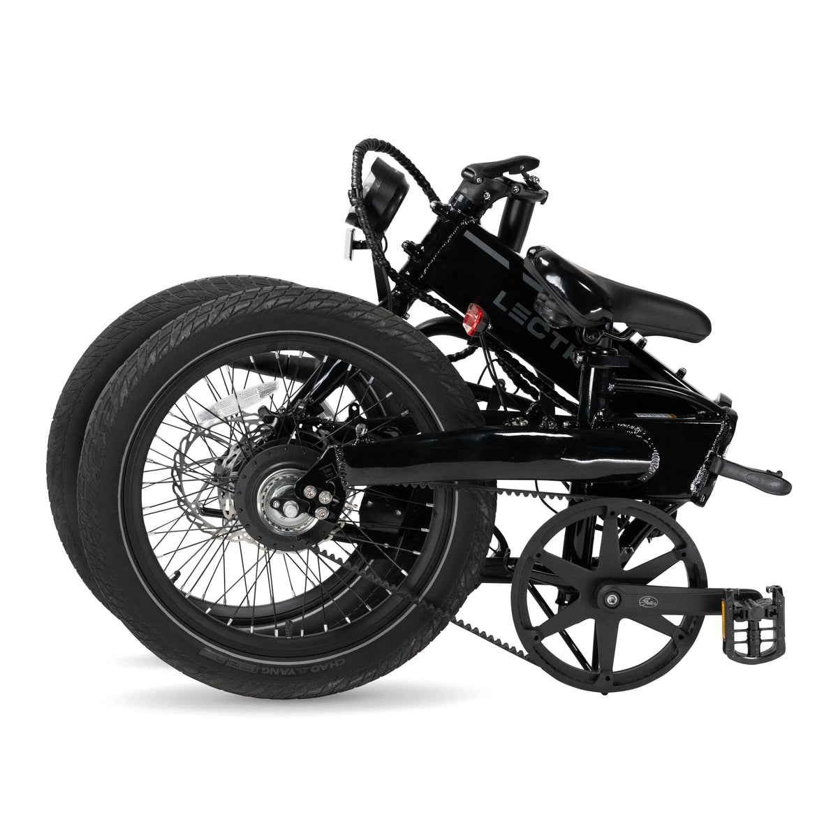 Lectric XP Lite2 JW Black folded studio view