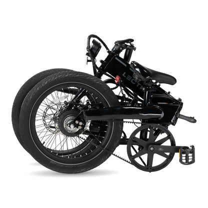 Lectric XP Lite2 JW Black folded studio view