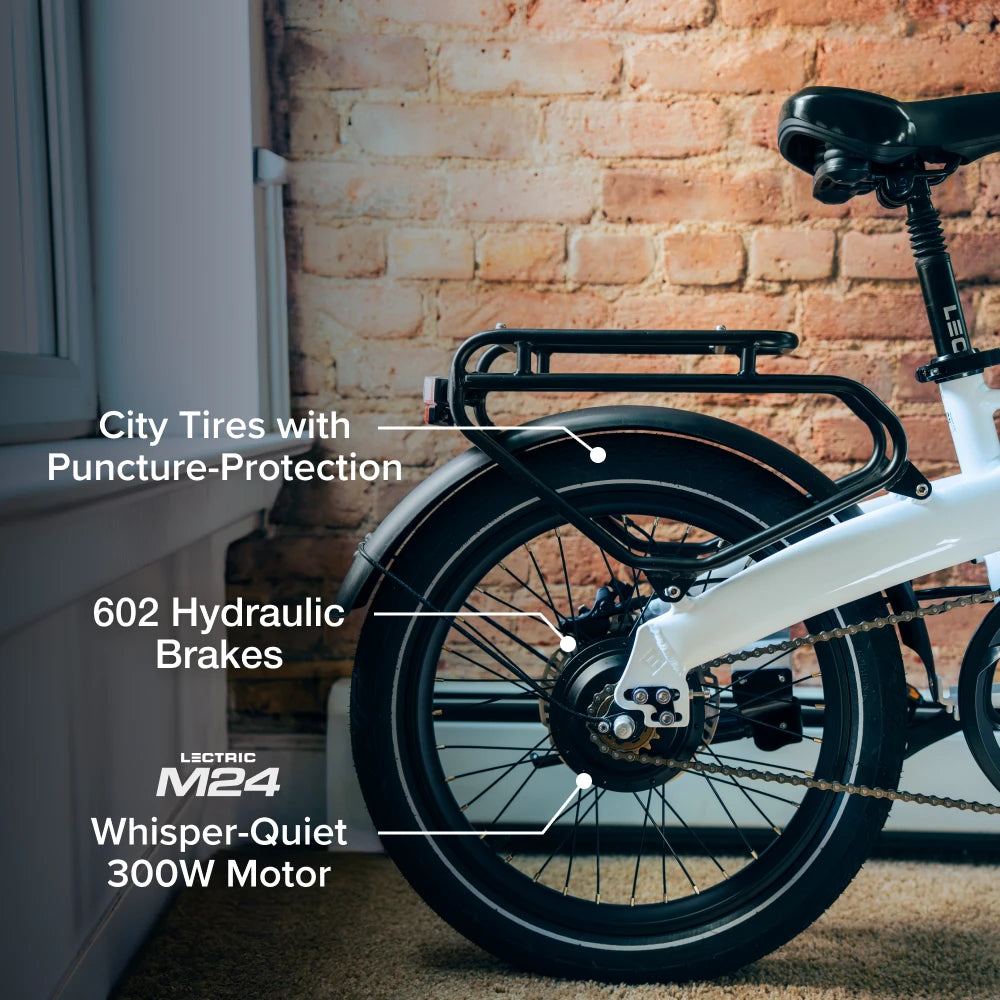 XP Lite3 Arctic White rear drivetrain detail