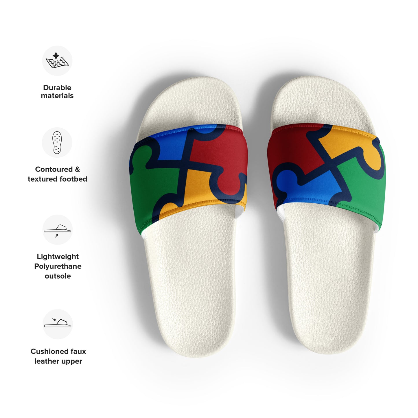 Jesse's e-Rides Men’s Slides – Comfort Meets Bold Style!